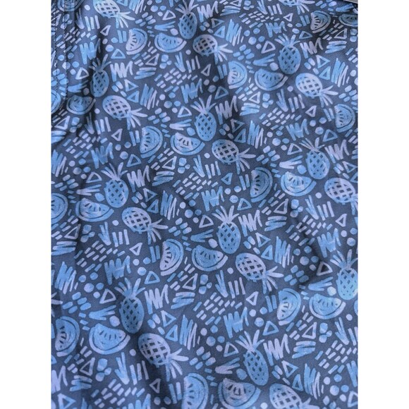 PGA TOUR Men's Pineapple Print Stretch Performance 8" Golf Shorts Blue 38 - Picture 4 of 8